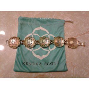 Kendra Scott Clear Iridescent Cassie Bracelet